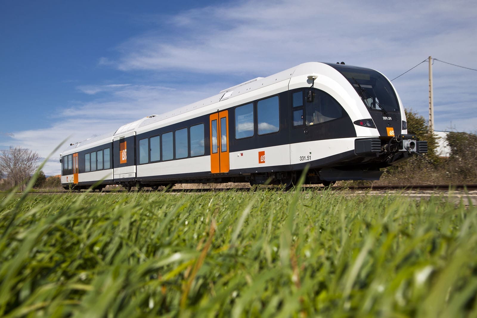 El tren panoràmic a la Pobla de Segur / El tren panorámico en Pobla de Segur