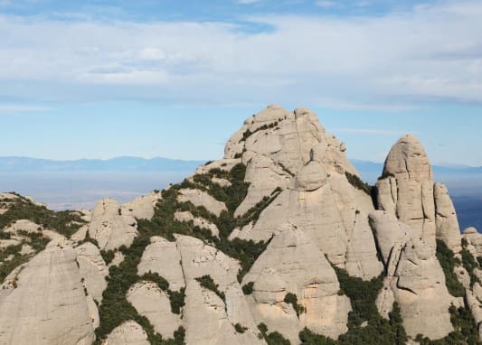 Vista del Parc Natural de Montserrat / Vista del Parque Natural de Montserrat