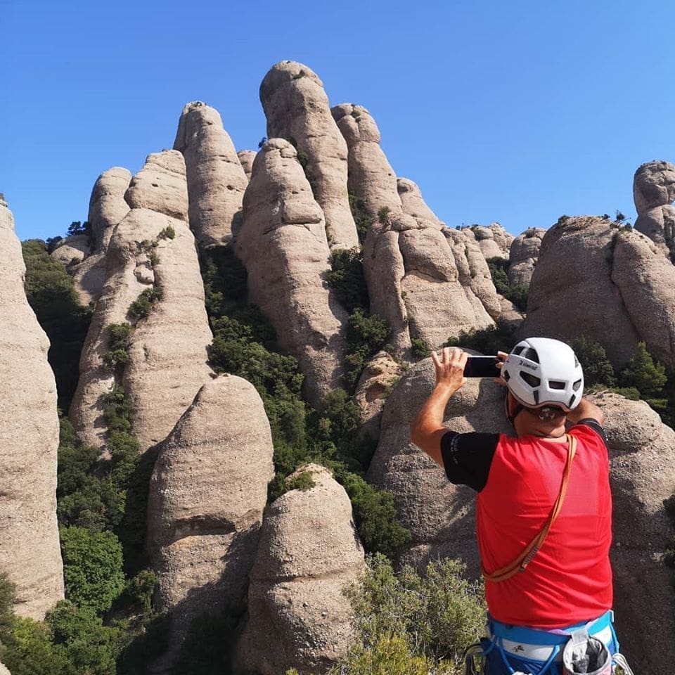 Fotografiar l´entorn després de l´escalada / Fotografiando el entorno después de la escalada